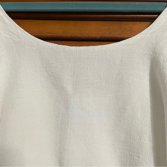 Lucy Love White Layered Crop Tank Top Medium - Picture 4 of 6